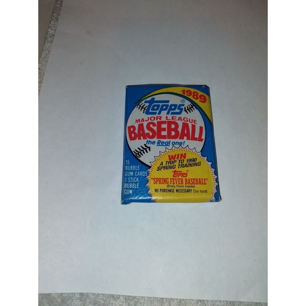 1989 Topps Baseball Pack Of Cards 15 Pack Of Cards